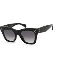 Celine CL4004IN 50 Grey Polar & Black Shiny Polarized .